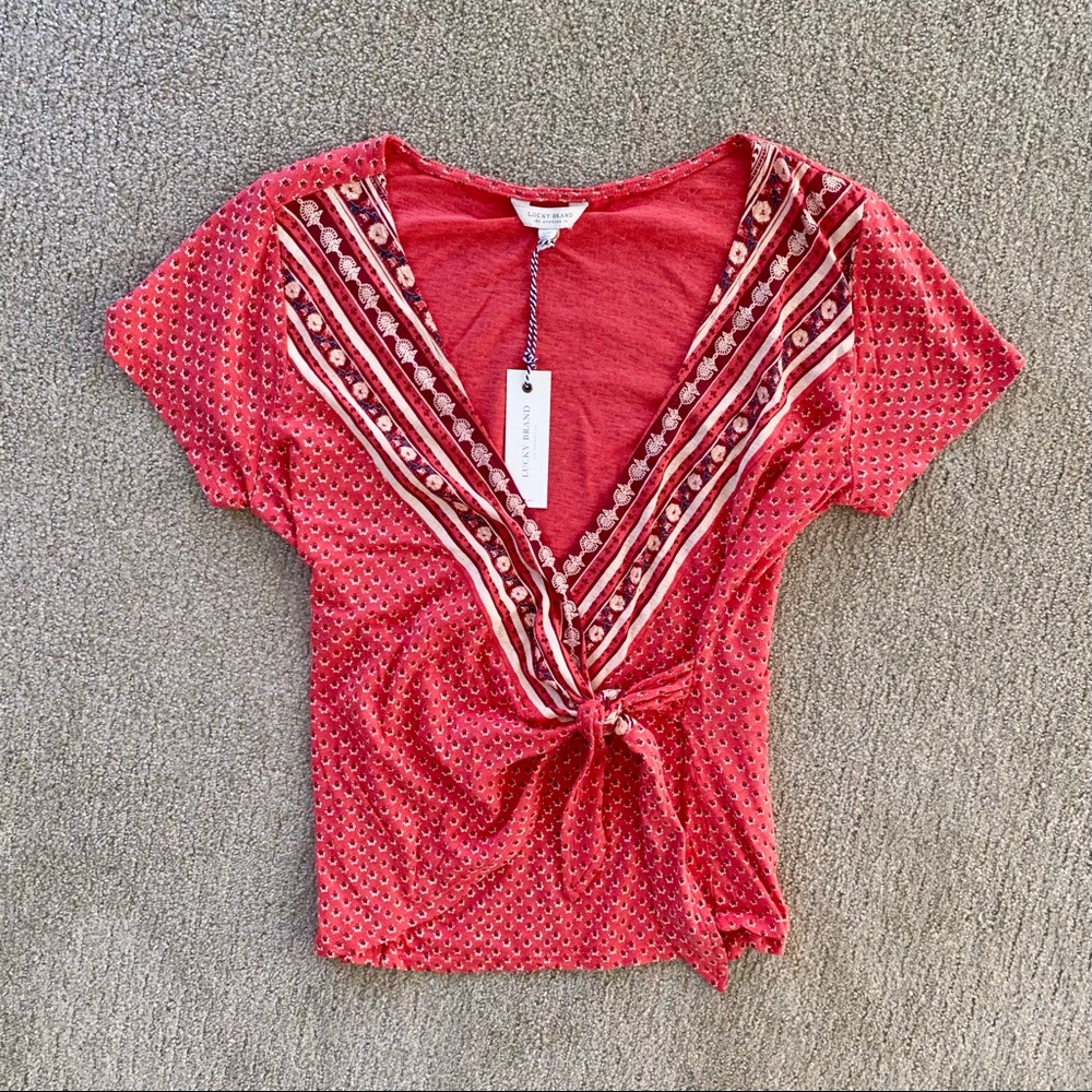 Lucky brand wrap top